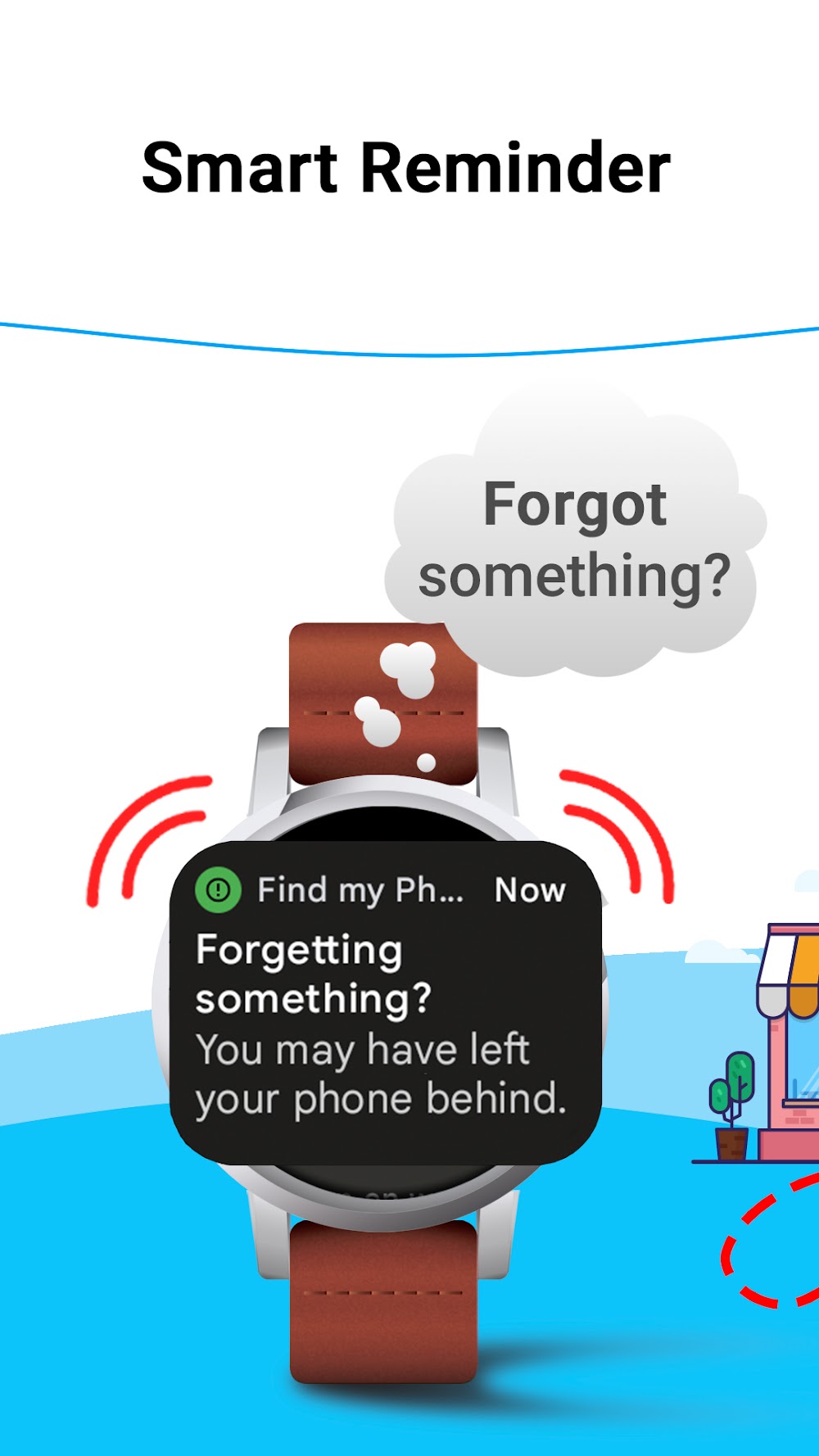 Find My Phone screenshot showing anti-lost alert