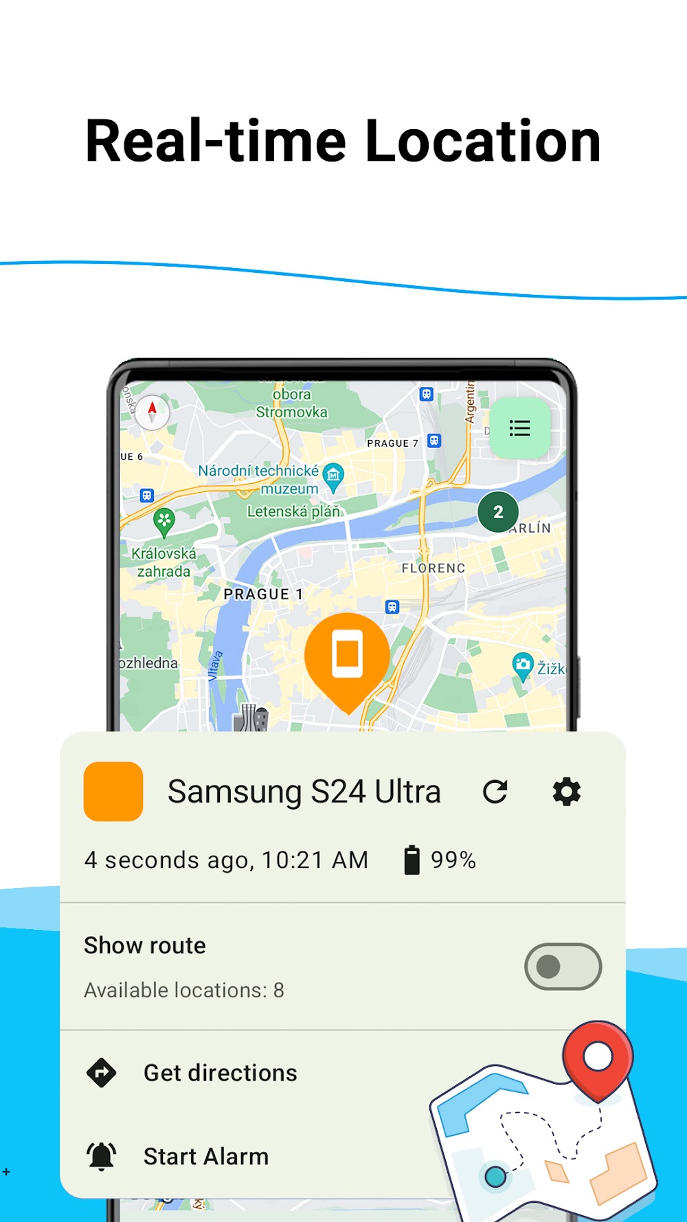 Find My Phone screenshot showing global phone search