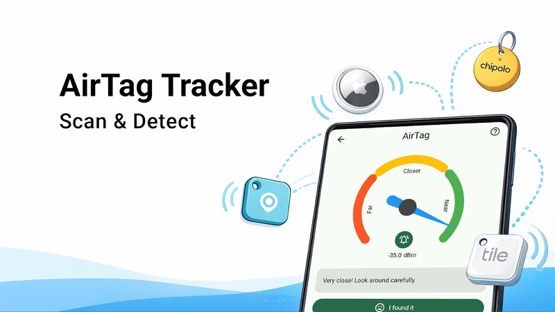 AirTag Tracker: Scan & Detect app preview